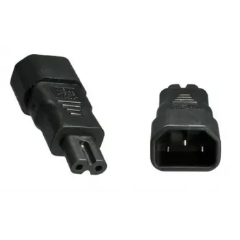Microconnect PE147AD Kabeladapter C14 C7 Schwarz