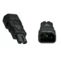 Microconnect PE147AD Kabeladapter C14 C7 Schwarz