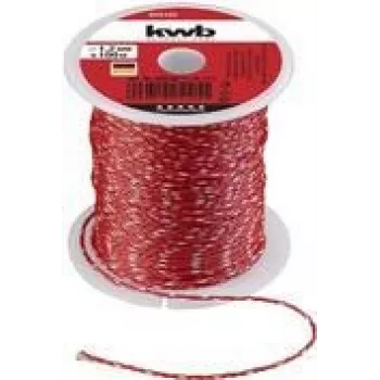 Schnur KWB 925120 100 m Nylon Rot 1,2 mm