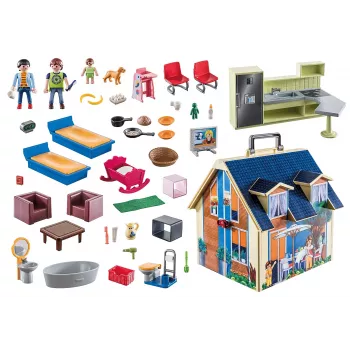 Bau Spielset PLAYMOBIL Puppenhaus 70985 Mehrfarbig Kunststoff