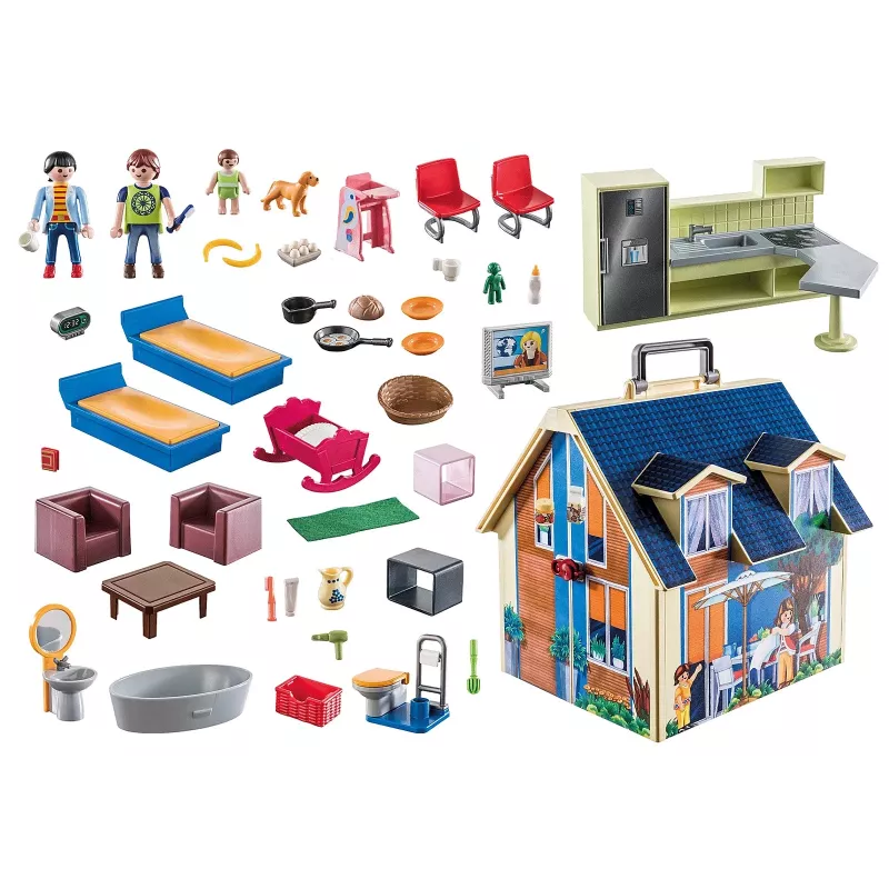 Bau Spielset PLAYMOBIL Puppenhaus 70985 Mehrfarbig Kunststoff