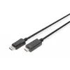 Adapterkabel DisplayPort 1.2 mit Verriegelung 4K 60Hz UHD Typ DP/HDMI A M/M schwarz 2 m