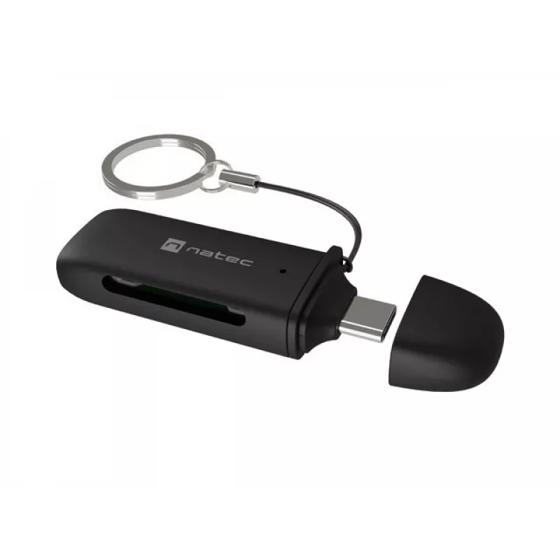 Kartenleser NATEC SCARAB C SD/Micro SD USB 3.2 Gen 1 Schwarz (NCZ-2365)