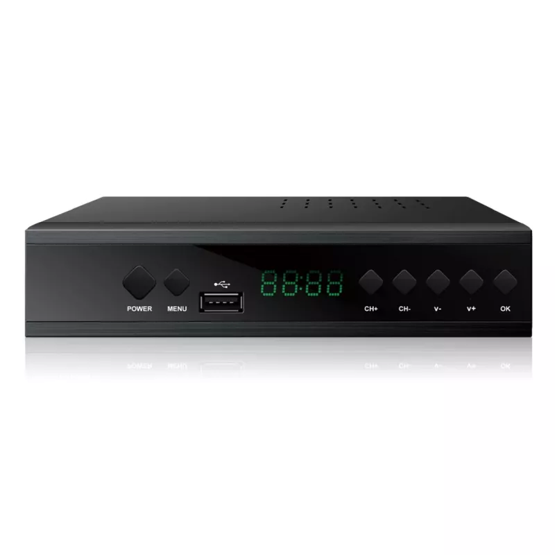 Extralink Home Tuner DVB-T2 Digital-TV-Decoder H.265 HEVC FULL HD USB HDMI + Fernbedienung