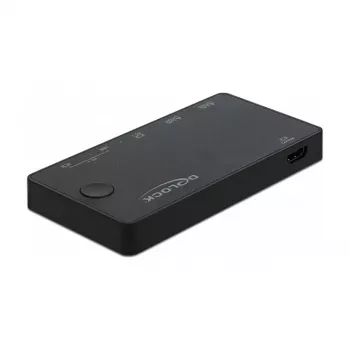 KVM-Switch DeLOCK 11477 Schwarz