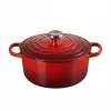 Le Creuset Signature Gusseisen Runder Schmortopf 18 cm rot