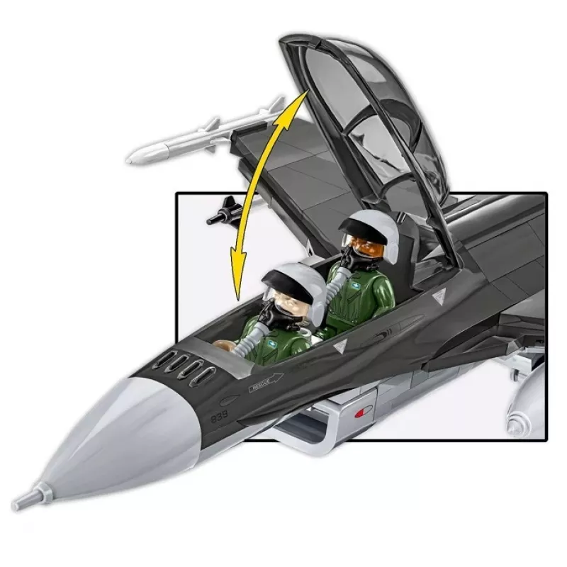 Baukasten Cobi F-16D Fighting Falcon, 436 Teile, Maßstab nicht angegeben
