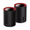 Cudy M3000 2er-Pack Dualband (2,4 GHz / 5 GHz) Wi-Fi 6 (802.11ax) Schwarz, Rot 1 Intern
