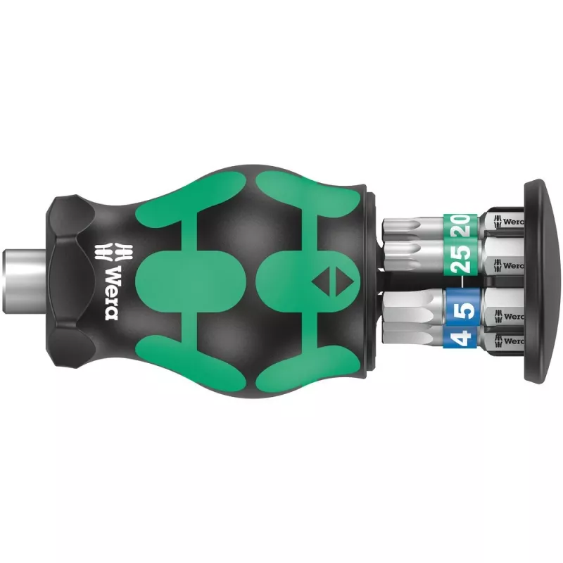 Multi-bit-Schraubendreher Wera Kraftform Kompakt Stubby Magazin 3