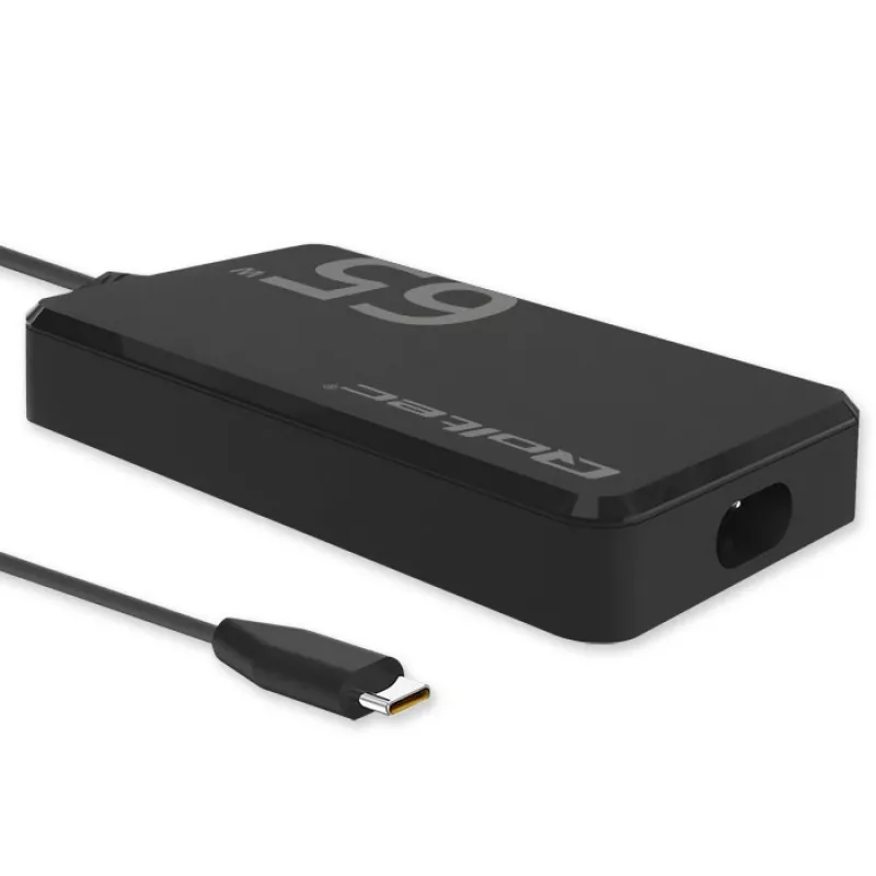 QOLTEC Ladegerät 65W GaN Super Fast schlank PD 5-20V 3,25A USB-C