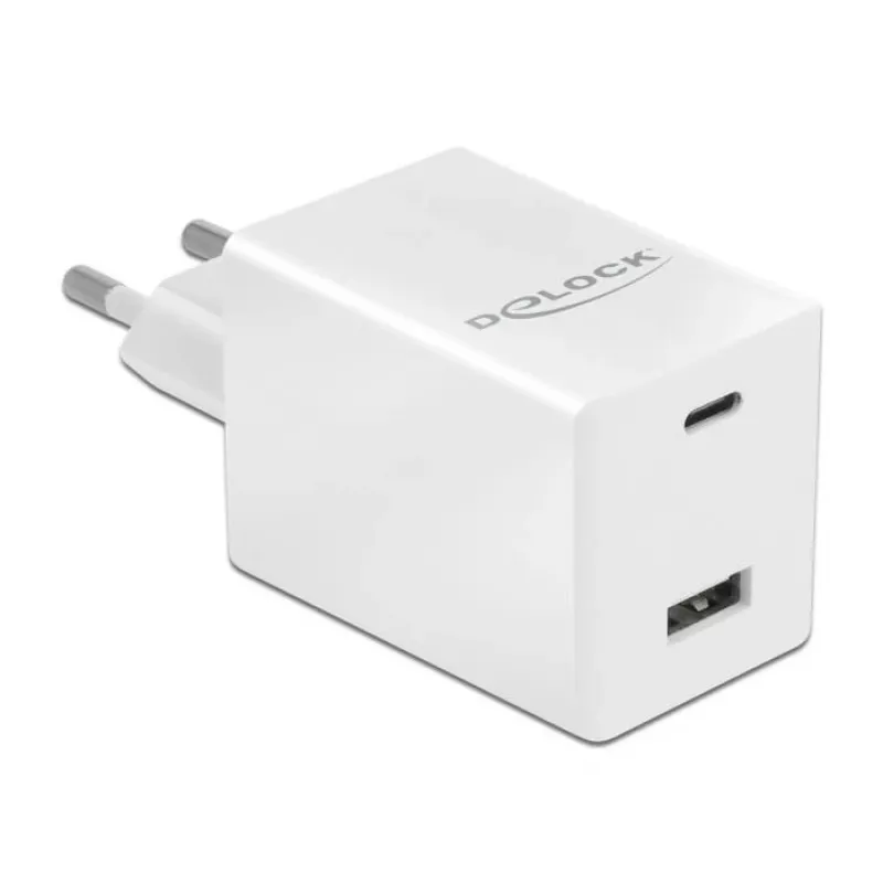 Ladegerät DeLOCK USB GaN Ladegerät USB Type-C PD 3.0 und USB Type-A 48 W