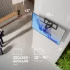 TV-Bodenständer ONKRON SM6-B für 32-Zoll–90-Zoll-Bildschirme, 50 kg Tragfähigkeit, VESA 200x200–600x400, Neigung -10–5°, Schwenkbereich 40°