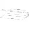 Kabelwanne VALUE 17.99.1315 Schwarz 600 mm x 114 mm x 76 mm