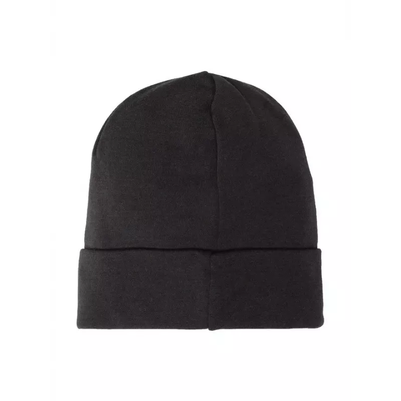 Buff schwere Merinowollmütze Loose Winter Cap - Schwarz