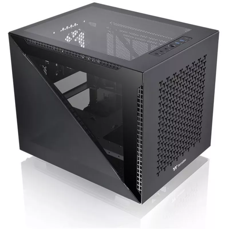PC-Gehäuse Thermaltake Divider 200 TG Air Micro Tower Schwarz