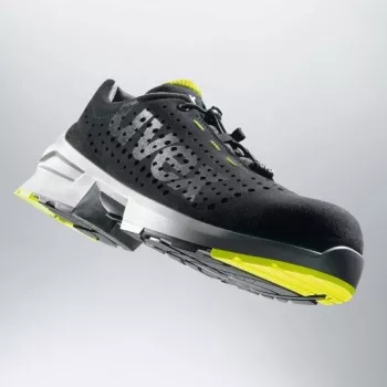 Sicherheitsschuhe Uvex 85438 Unisex Erwachsene Schwarz Lime Polyurethan Mikrovelours