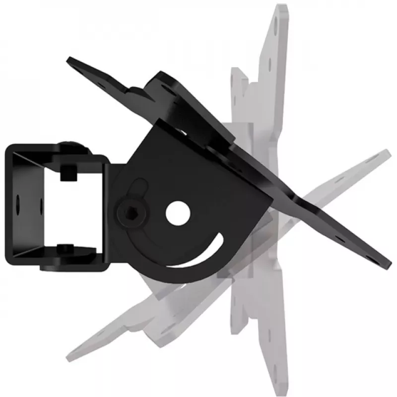 Monitorhalterung Hagor 8714 32,8 cm (12,9 Zoll) Schwarz Wand