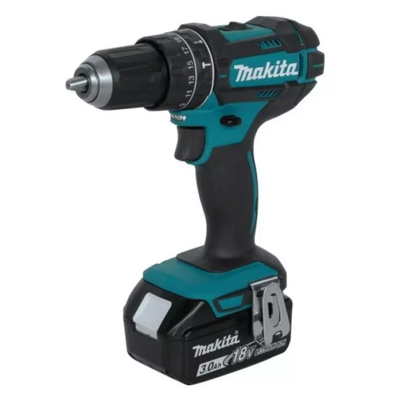 Bohrmaschine Makita DHP482RFJ 1900 U/min 1,8 kg Schwarz, Blau