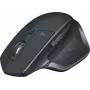 Kabellose Maus Logitech MX Master 2S Bluetooth Edition Schwarz — ergonomisch, Bluetooth- und USB-Empfängerkonnektivität, wiederaufladbarer Akku