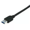 Equip 133347 USB-Kabel USB 3.2 Gen 1 (3.1 Gen 1) 10 m USB A Schwarz