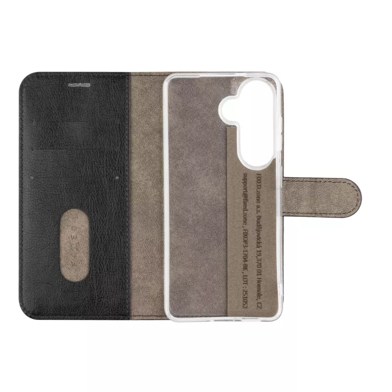 Schutzhülle FIXED Opus für Samsung Galaxy S26, schwarz, schmale Schutzhülle, 24 Monate Garantie