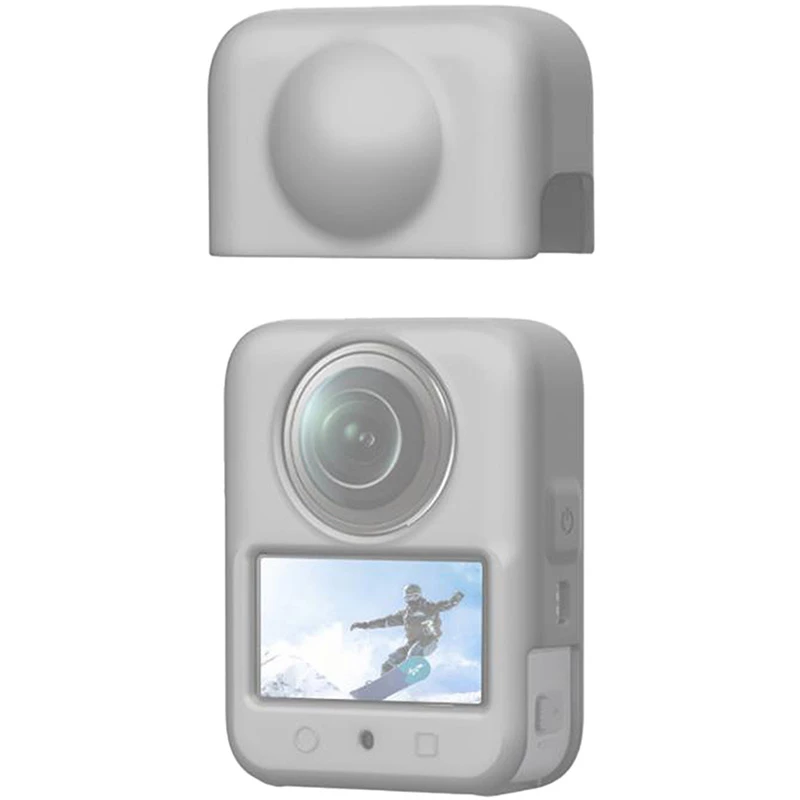Silikonhülle mit Objektivschutz PULUZ DJI Osmo 360 (grau)