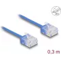 Netzwerkkabel DeLOCK RJ45 Cat.6 UTP 0,3 m Blau