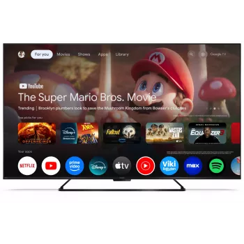 Sharp | 65HR7265E | 65 | Smart TV | Google TV | Schwarz