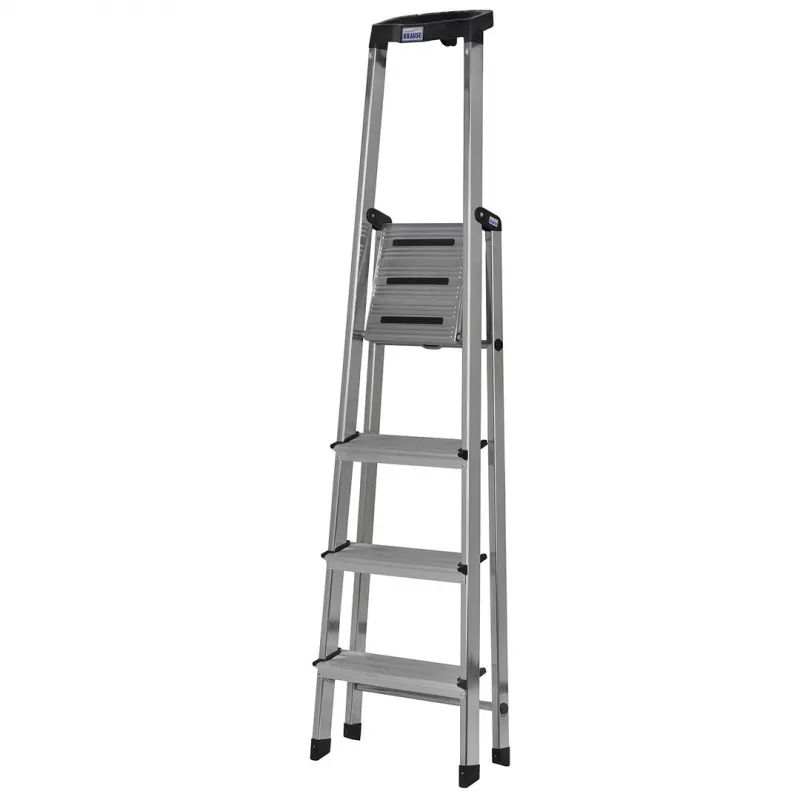 Freistehende Leiter SAFETY 4 Stufen KRAUSE