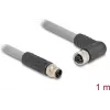 DeLOCK 80542 Sensor-/Aktorkabel 1 m RST M12 Grau