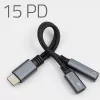 Adapter 2w1 USB-C auf USB-C und 3,5-mm-Klinke PD 15W