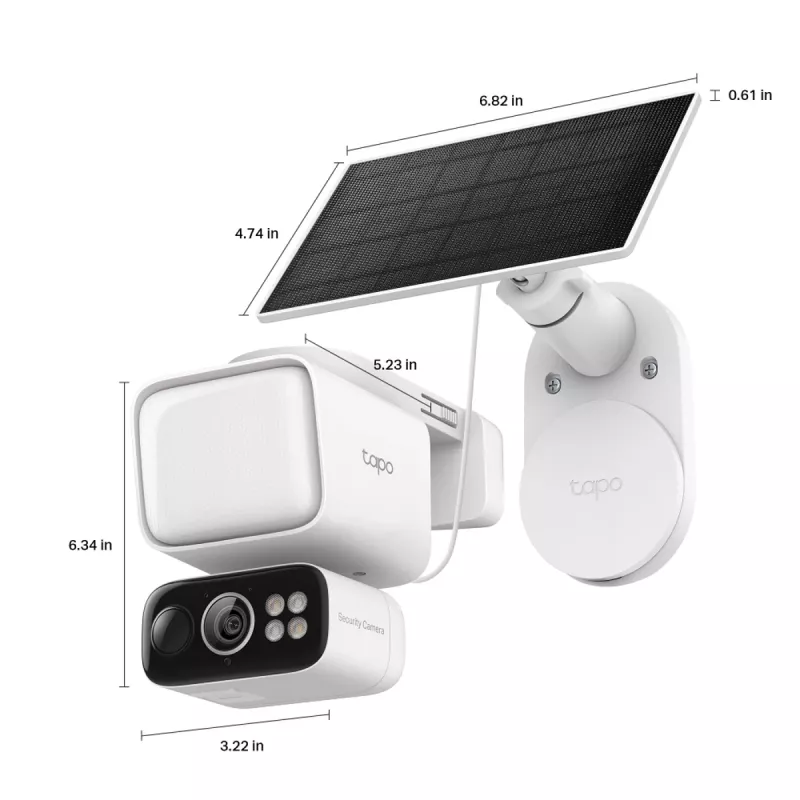 TP-Link TAPO C615F KIT Sicherheitskamera Dome IP-Sicherheitskamera Außen 2304 x 1296 Pixel Decke/Wand/Mast