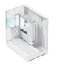 APNX Towergehäuse V2 — weiß, gehärtete Glaspaneele x3