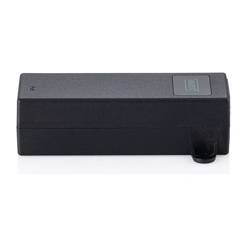PoE++ Injector DIGITUS DN-95104-1 — Gigabit Ethernet 802.3bt, 60 W, 55 V, 100 m, Schwarz