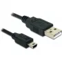 USB-Kabel DeLOCK 82273 USB 2.0 1 m USB A Mini-USB B Schwarz