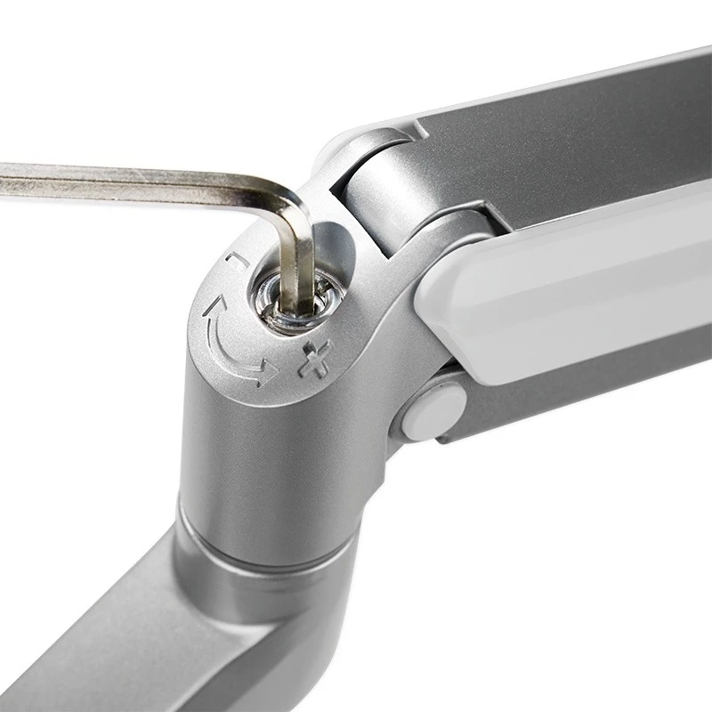 Monitorhalterung LogiLink BP0086 81,3 cm (32 Zoll) Schreibtisch Silber
