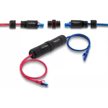 Netzwerkkabel Delock RJ45-Steckverbinder Cat.6 mit M16-Gewinde 90780