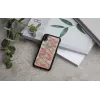 Schutzhülle iKins für iPhone XS / iPhone X, Rautenmuster, schwarz