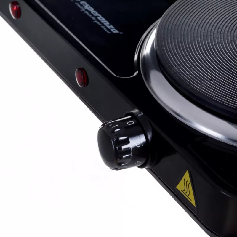 Esperanza EKH014K Elektroherd 2 Zonen, Schwarz