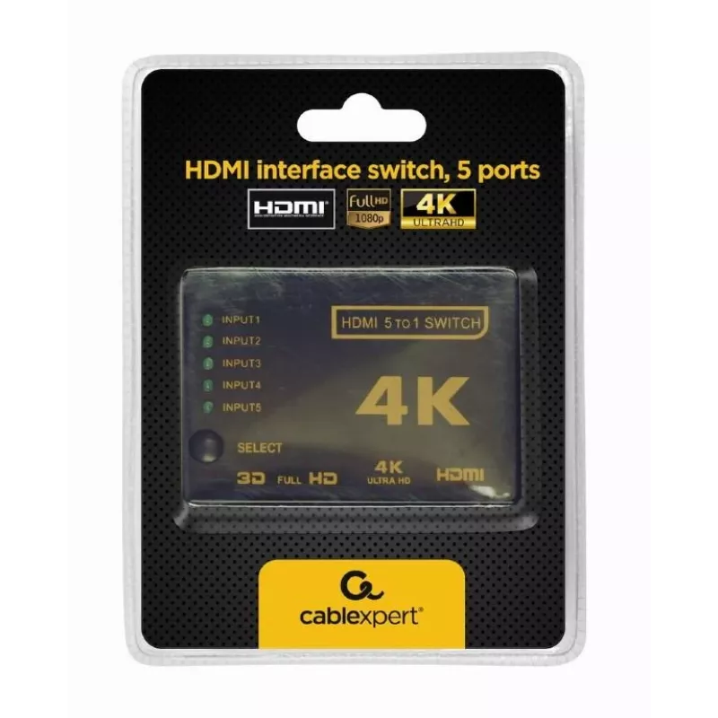Video-Umschalter Gembird DSW-HDMI-53