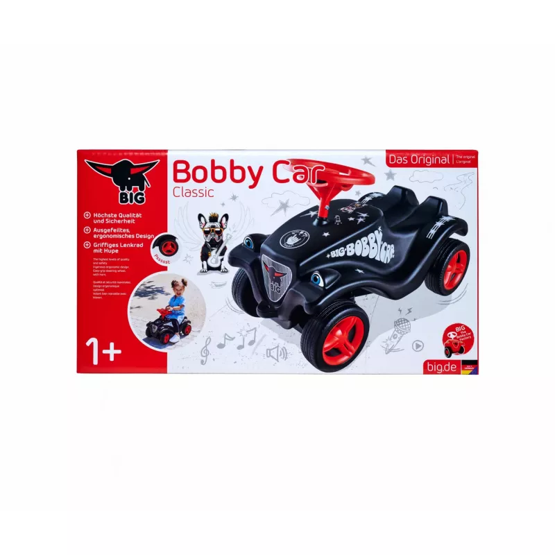 Rutschauto Simba-Dickie BIG Bobby Car Classic Little Rocker — schwarz/rot, Modell 800056144