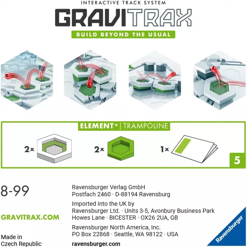 Ravensburger GraviTrax Element Trampolin Zubehör für Aktivitätsspielzeug (22417)