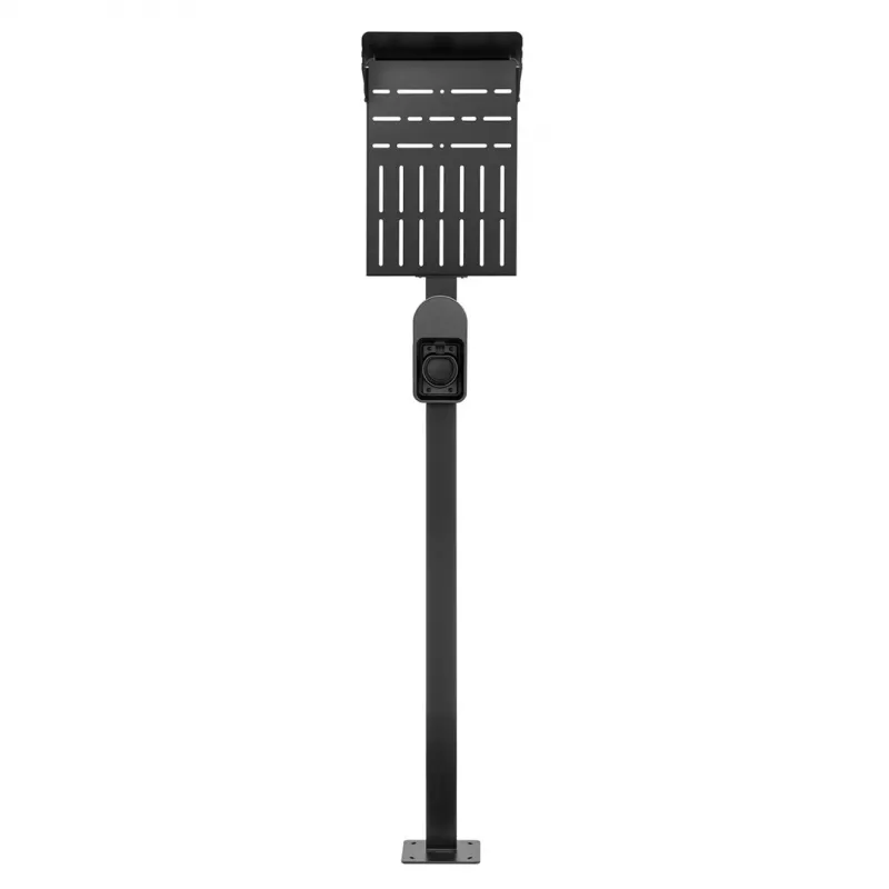 Outdoor-Ständer für EV- und PHEV-Autoladegeräte Maclean, Stahl, 15 kg max, MCE456
