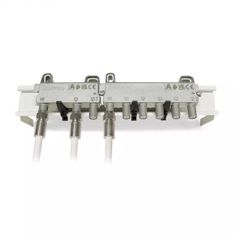 Splitter Televes 6-fach VT612FZ 5–1218 MHz 12 dB