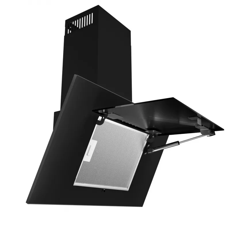 Kamin-Dunstabzugshaube AKPO WK-4 NERO 2.0 50, 500 mm, max. 300 m³/h, LED, T300 Kohlefilter