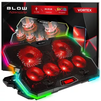 6 FAN VORTEX RGB Laptop-Kühlpad