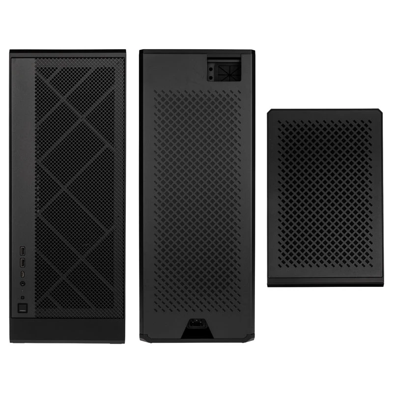 SilverStone ALTA G1M - MicroATX-Tower - Micro-ATX - kein Netzteil (SFX12V/SFX-L12V) - Schwarz - USB/Audio