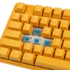 Ducky One 3 Gelbe Gaming-Tastatur, RGB-LED - MX-Blau (US)