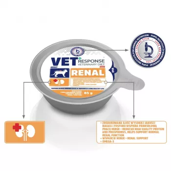 VET RESPONSE Renal - Nassfutter für Katzen - 85g
