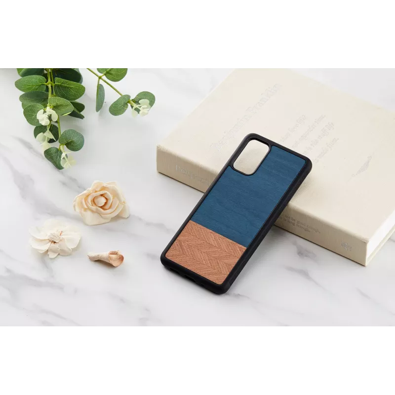 Handyhülle Man and Wood Galaxy S20+ Denim Schwarz — Schutzhülle für Samsung Galaxy S20+